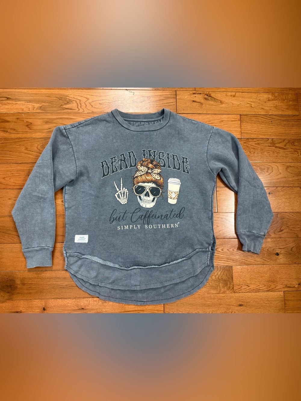 Simply Southern ‘Dead Inside But Caffeinated’ Crewneck Sweatshirt